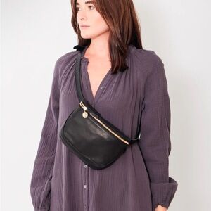 NWT Clare V Black Fanny Pack